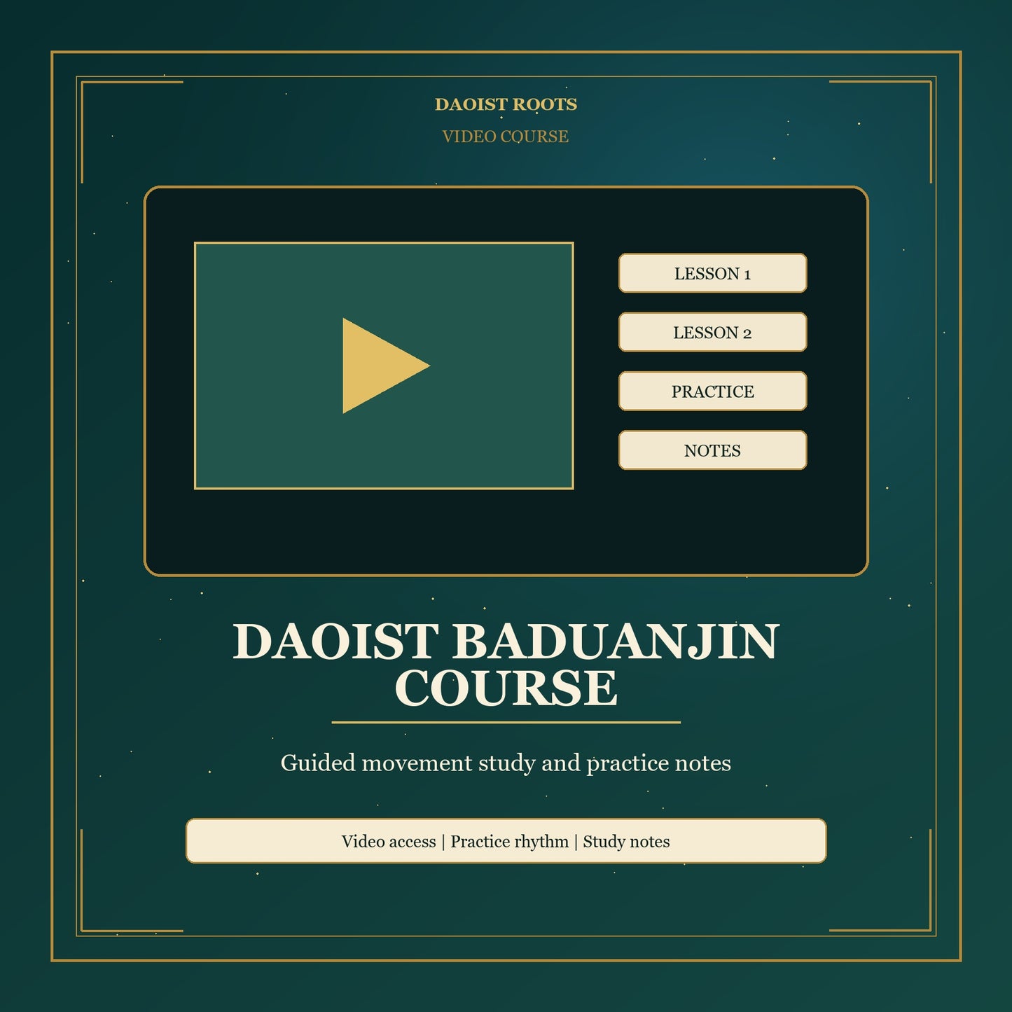 Daoist Baduanjin Test Course product cover