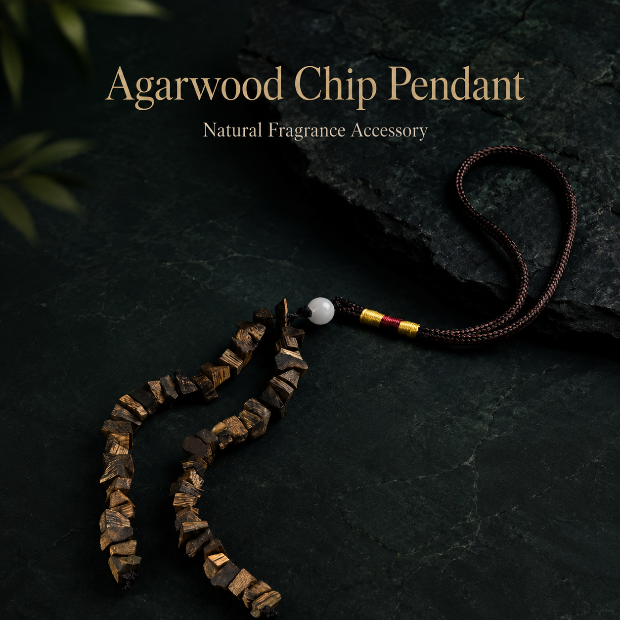 Agarwood Chip Pendant