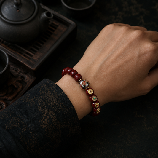 Five Emperors Auspicious Motif Bracelet