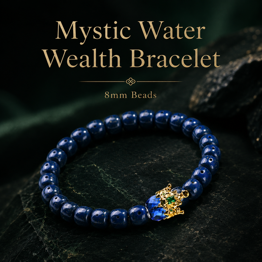 Mystic Water Motif Bracelet 8mm