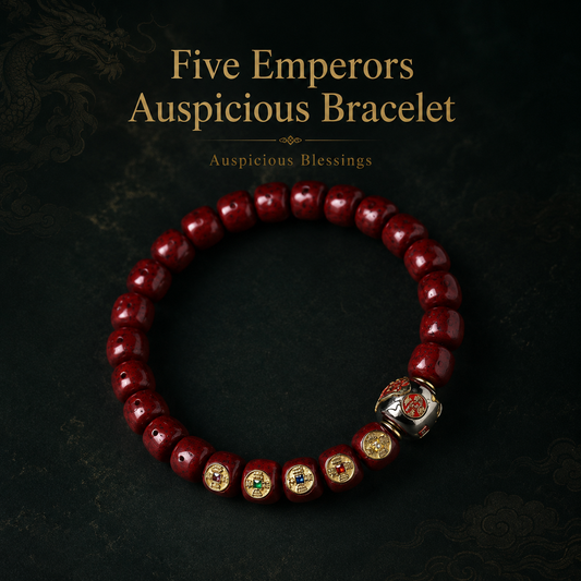 Five Emperors Auspicious Motif Bracelet