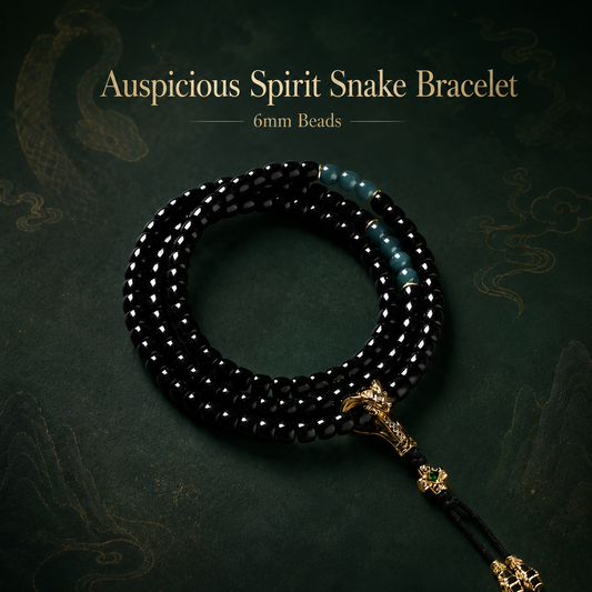 Serpent Auspicious Bracelet 6mm
