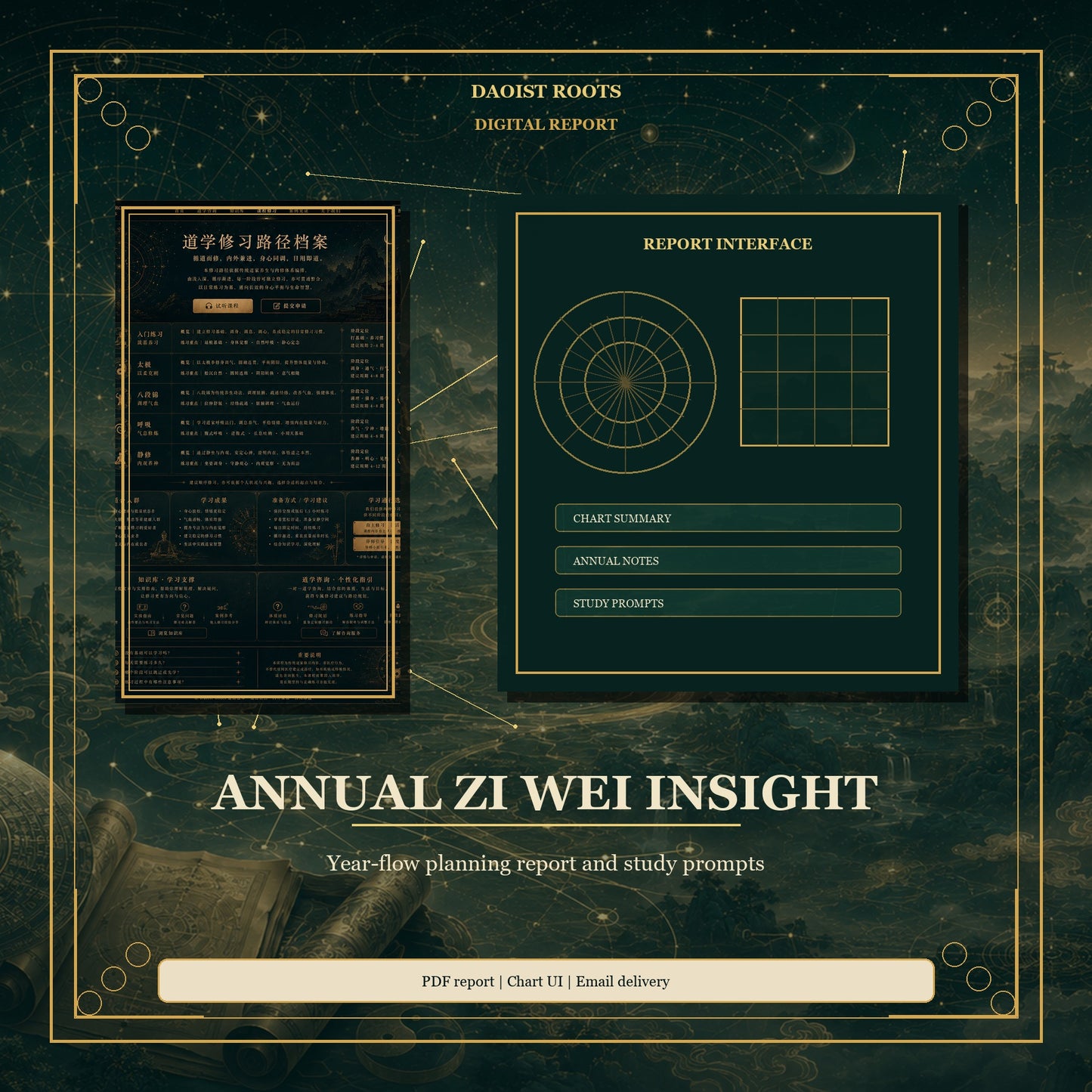 Annual Zi Wei Insight Report Daoist Roots product cover