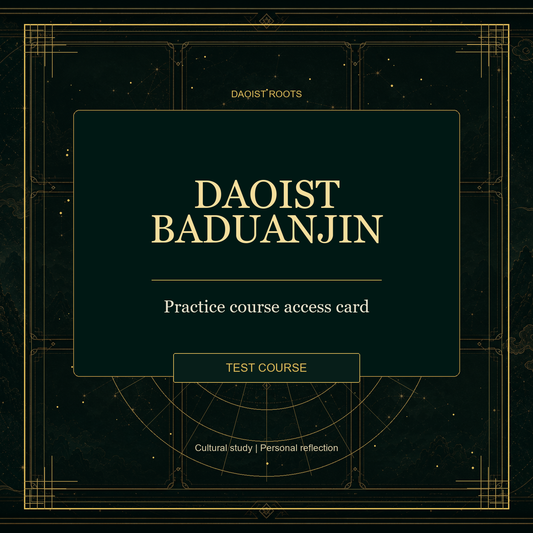 Daoist Baduanjin Test Course