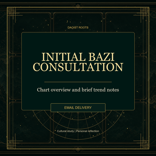 Initial Bazi Consultation