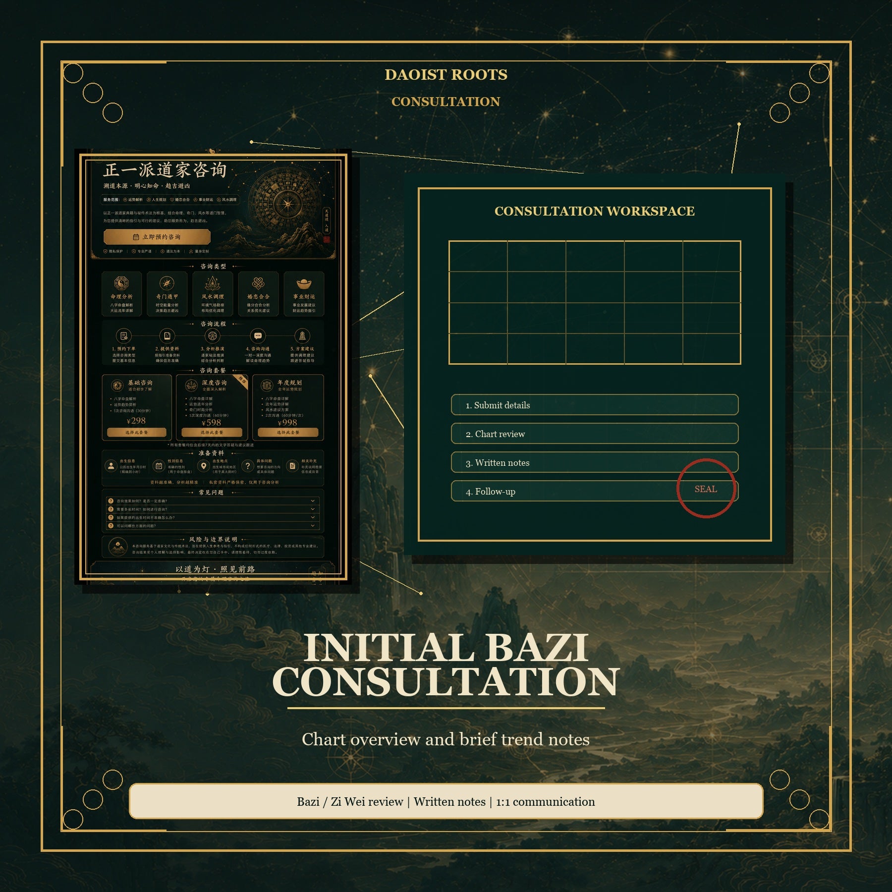 Initial Bazi Consultation Daoist Roots product cover
