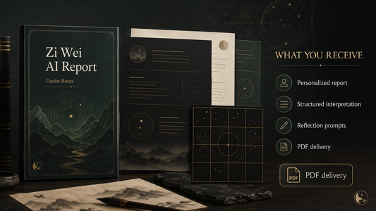 Zi Wei AI report digital product preview