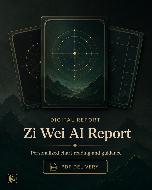 Zi Wei AI report digital product preview image 3