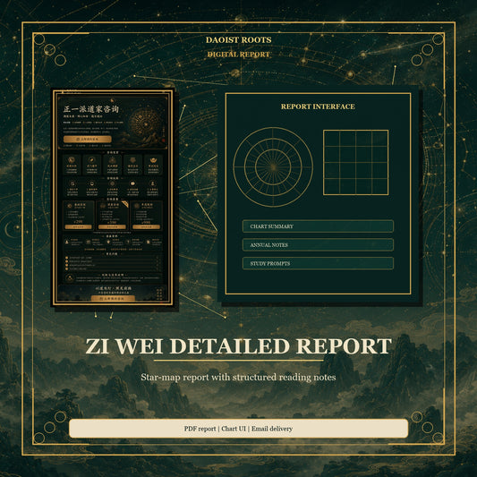 Zi Wei Detailed Report Daoist Roots product cover