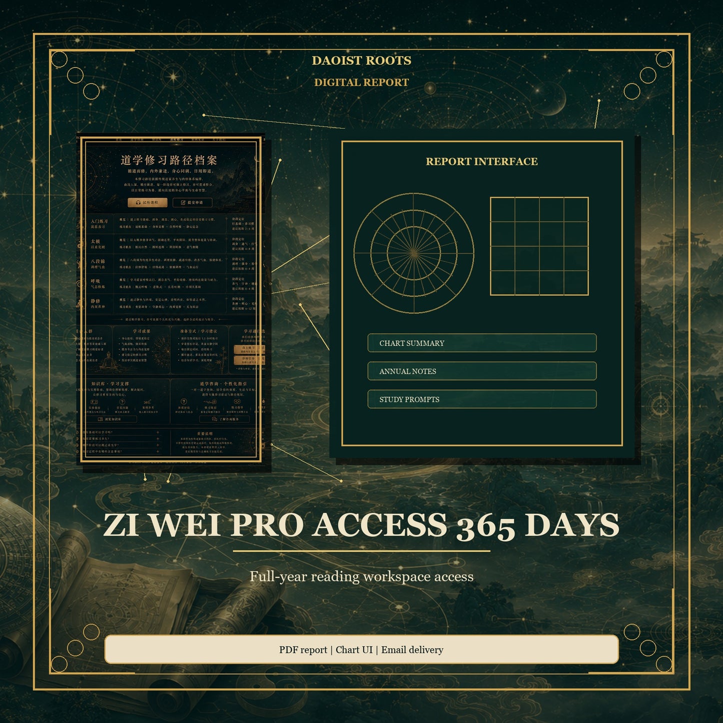Zi Wei Pro Access 365 Days Daoist Roots product cover