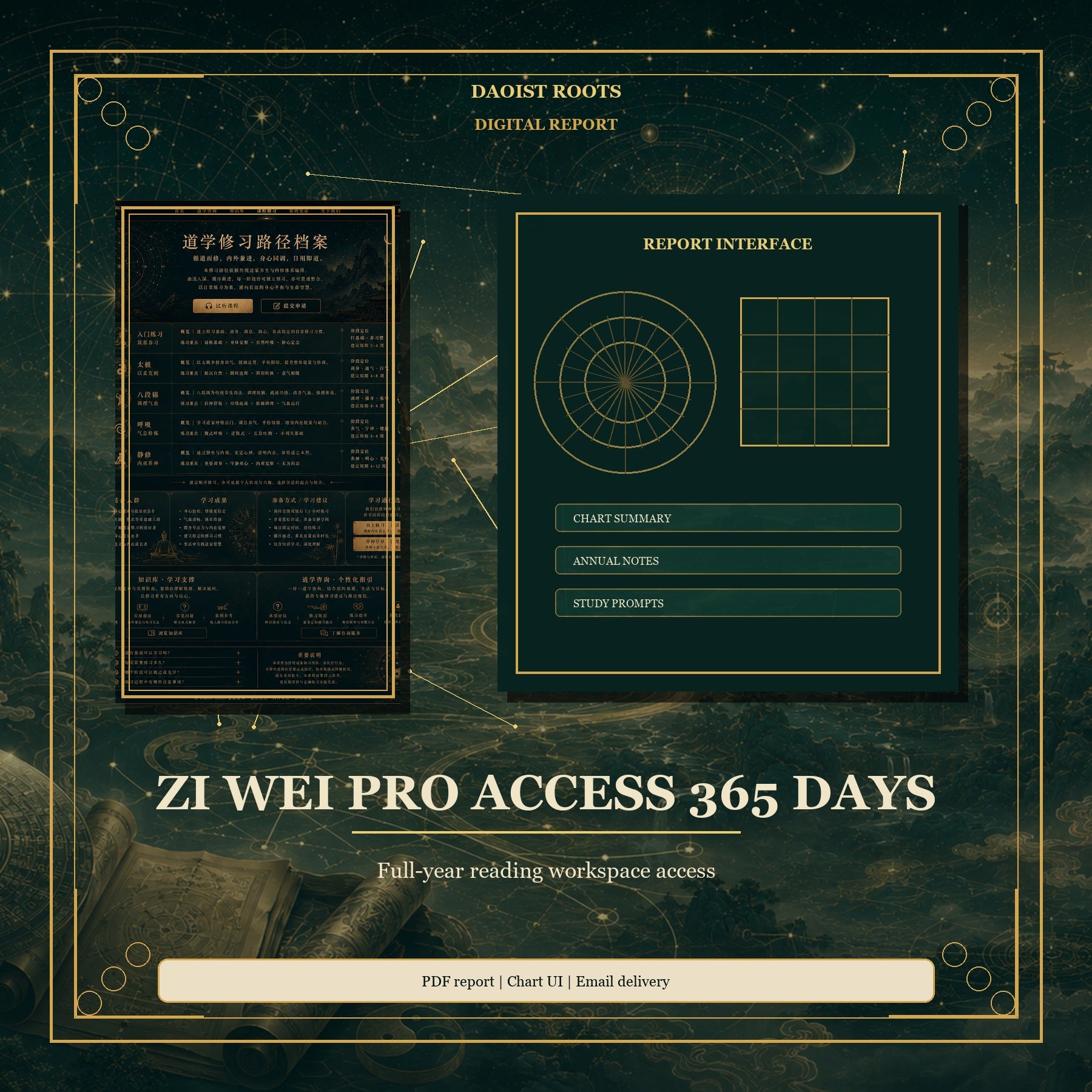 Zi Wei Pro Access 365 Days Daoist Roots product cover