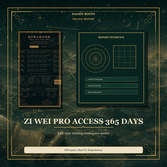 Zi Wei Pro Access 365 Days Daoist Roots product cover